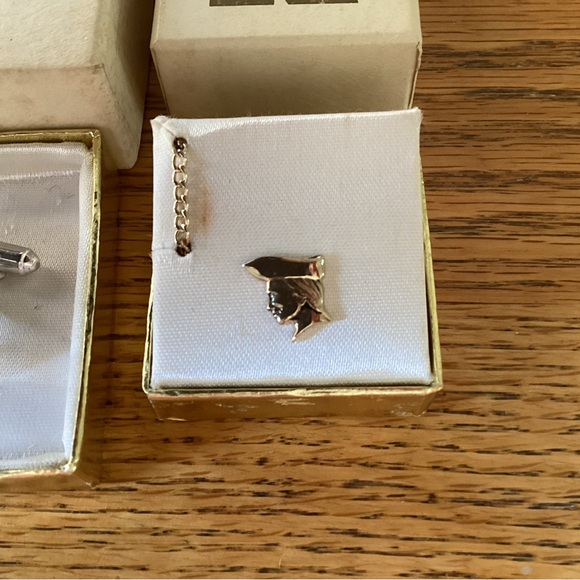 Revere Ware cuff links & tie tack employee gift - Picture 5 of 6